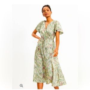 Loft Petite XS Midi Dress